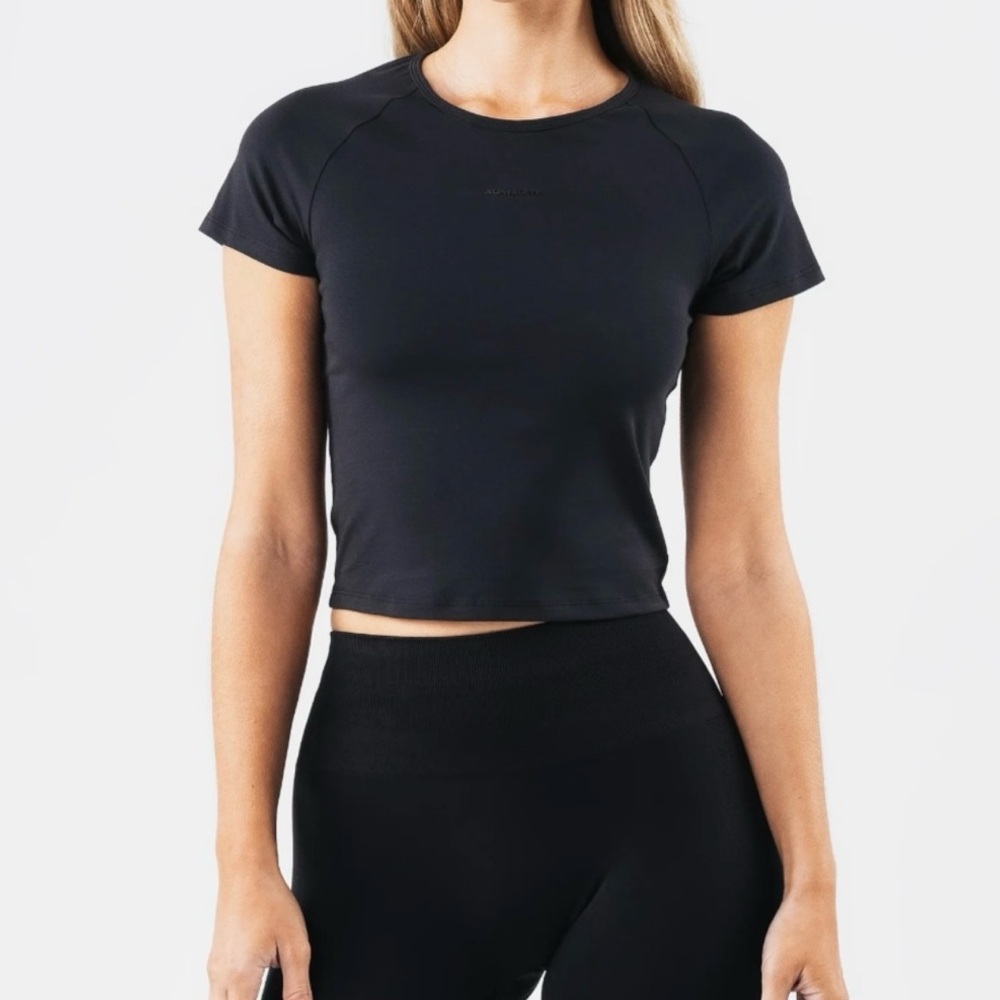 Alphalete Black Baby Tee